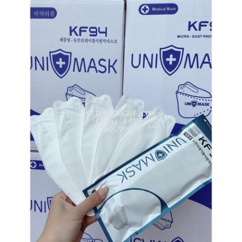 [01 thùng 300c] khẩu trang KF94 Uni Mask