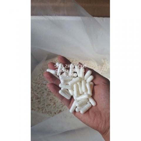 1000 vỏ nang rổng màu trắng, size số 0, viên nang cứng dùng vô bột thực phẩm chức năng, bột thuốc đông y