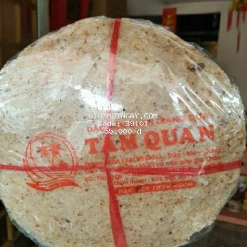 20 cái bánh tráng dừa Tam Quan - Bình Định