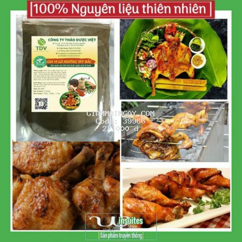 50G  gia vị nhà bếp nấu ăn ướp quay nướng thịt gà thơm ngon bổ dưỡng truyền thống- bách hóa gia vị Thảo Dược Việt online