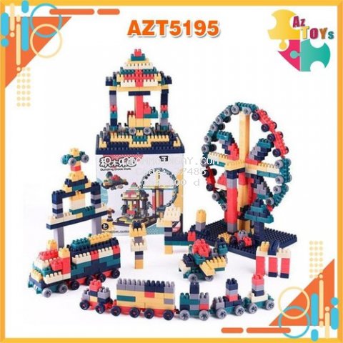 Bộ Đồ Chơi Lego Xếp Hình 520 Chi Tiết Bằng Nhựa Phát Triển Khả Năng Sáng Tạo Cho Bé