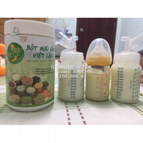 Bột ngũ cốc mẹ bầu, bột ngũ cốc lợi sữa Việt Lộc