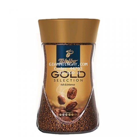 Cà phê hòa tan Tchibo Gold rich&intense đậm cafeine
