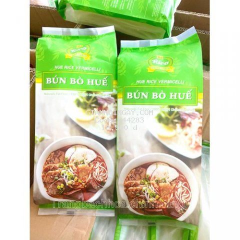 (Có hỏa tốc) Bún bò Huế dạng khô Rico 300g hàng Việt Nam chính hãng xuất khẩu Nhật Bản đạt chuẩn HACCP bún sợi to