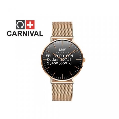 Đồng hồ nam Carnival I&W Classic black IW001.124.24 chính hãng