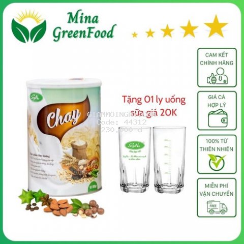 [Freeship, Quà 20K] Sữa thực vật Chay SoyNa 400gr Mina GreenFood MICH-400, phù hợp cho người ăn Chay. Tinh hoa từ 10 loại hạt dinh dưỡng cao cấp. Sữa thực dưỡng SoyNa