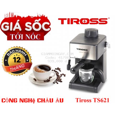 (Giao nhanh 3h HN) Máy pha cà phê Tiross TS621, Chính hãng