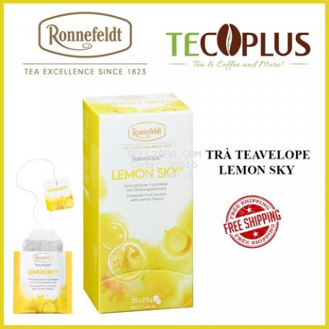 [HÀNG CHÍNH HÃNG] Trà Túi Lọc Ronnefeldt tea - Teavelope Jasmine Tea 1 hộp / 25 Gói