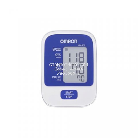 Máy đo huyết áp bắp tay tự động Omron HEM-8712 Nhật Bản tặng kèm pin
