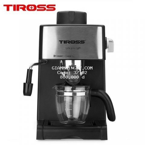 Máy pha cà phê espresso Tiross TS621 màu đen
