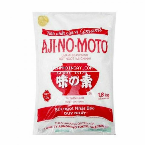 mì chính bột ngọt Ajinomoto túi 1.8kg(cánh to)