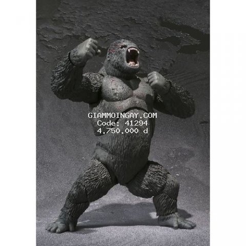 mô hình đồ chơi quái vật Godzilla. Kingkong SH Monsterarts 2005.  ( hàng chính hãng ).