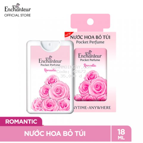 Nước hoa bỏ túi Enchanteur Romantic 18ml