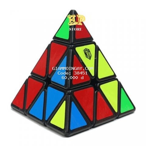 Rubik Tam Giác 3 Tầng - Robik Biến Thể Hình Kim Tự Tháp - Cube King Turn The Cube- đồchơi xếp hình