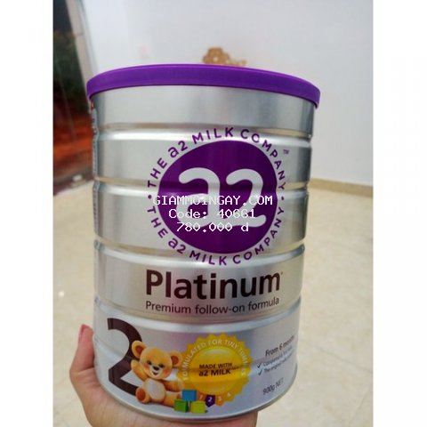 Sữa bột A2 platium số 2 Úc hộp 900g