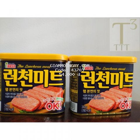 Thịt Hộp Hàn Quốc, Thịt Heo Đóng Hộp, Thịt Nguội, Thịt Hộp OK Hàn Quốc