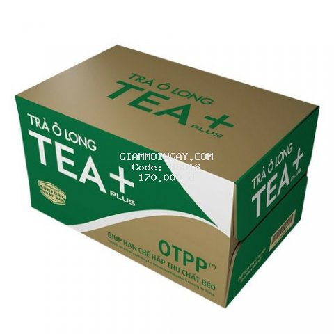 Trà ô long Tea + PLus 455ml ( thùng 24 chai)