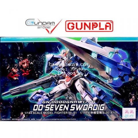 TT Hongli Mô Hình Gundam HG 00 Seven Sword 1/144 Đồ Chơi Lắp Ráp Anime