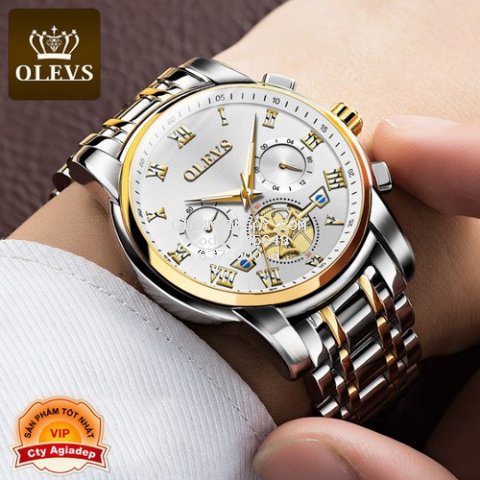 Đồng hồ nam cao cấp hàng hiệu OLEVS - Đồng hồ đeo tay thời thượng