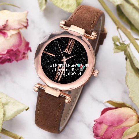 Đồng hồ nữ chính hãng Purung dây da đính đá Saphirebán chạy nhất Hàn Quốc mẫu mới 2019