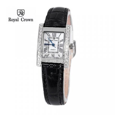 Đồng hồ nữ chính hãng Royal Crown 6306 dây da đen