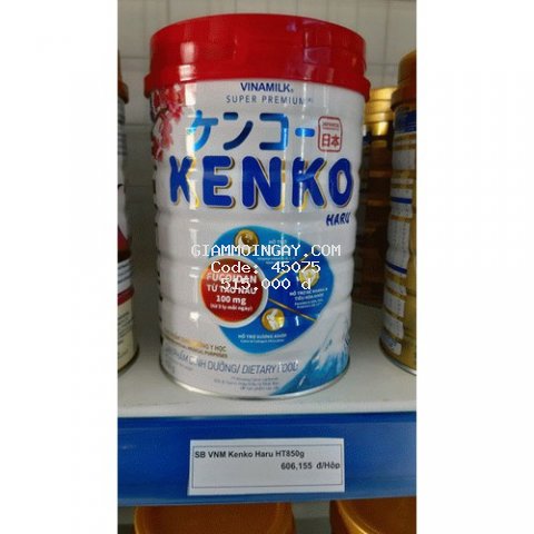 Sữa bột Vinamilk Kenko Haru - Hộp 850gr