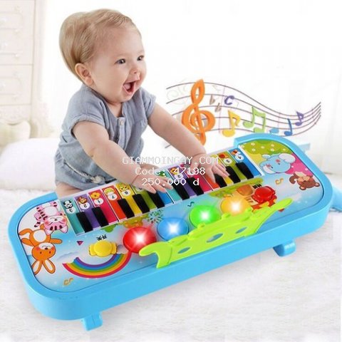 đàn piano có nhạc - chất lượng cao - hỗ trợ bé tập đàn (MB201-3342)