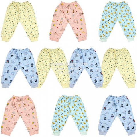 Set gồm 10 quần dài In hình COTTON XỊN cho bé trai bé gái từ 2-15kg - quần áo - đồ cho trẻ sơ sinh , quần áo cho bé, quần dài cho trẻ sơ sinh