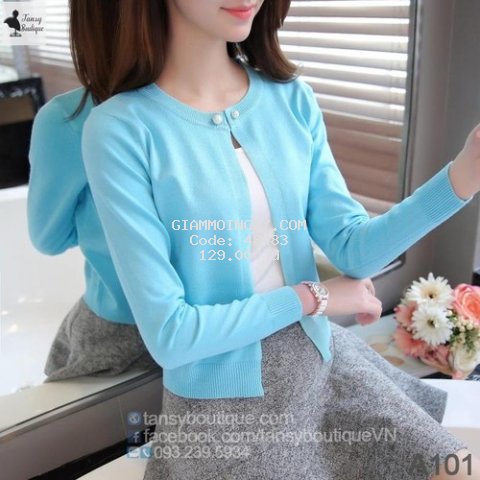 Áo khoác len cardigan nữ