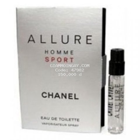 Bill Pháp - Mẫu thử nước hoa Nam Chanel Allure Homme Sport EDT ống 1,5ml