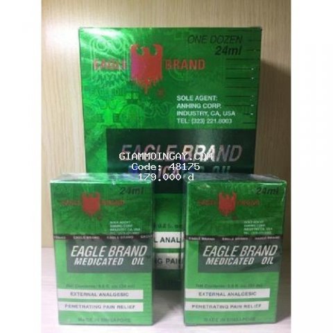 Combo 12 chai dầu xanh con ó 24ml