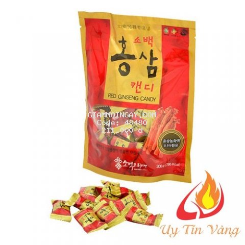 Combo 5 Gói Kẹo Sâm Sobaek Hàn Quốc 200gr