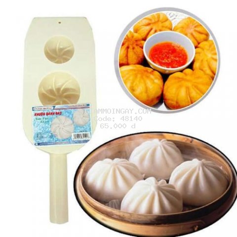 Khuôn làm bánh bao đôi nhà làm Dragon - 6cm và 7.5cm ( tiện ích nhà bếp )