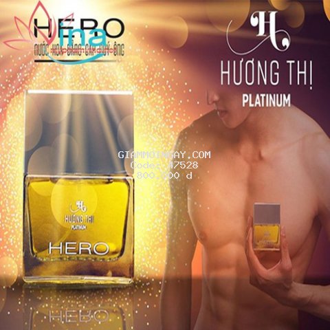 NƯỚC HOA HERO HƯƠNG THỊ CAO CẤP (50ML