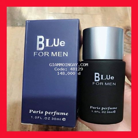 Nước hoa nam Bleu For Men 30ml-hương thơm cuốn hút gợi cảm đẳng cấp.