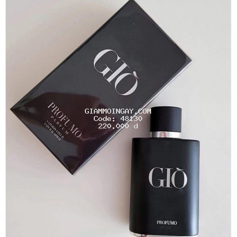 Nước hoa nam Gio EDT 100ml-Hương thơm mát mạnh mẽ tính cuốn hút lưu hương lâu 7-8 giờ