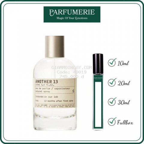 [Chính hãng] Nước hoa Le Labo  Another 13 Thanh lịch, Quyến rũ, Tinh tế Chiết 10ml/20ml/30ml