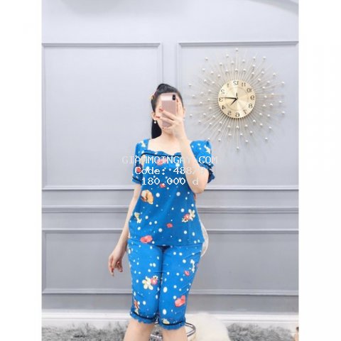CHO XEM HÀNG - Set lụa hàn cao cấp - Quần lửng có túi - ảnh thật