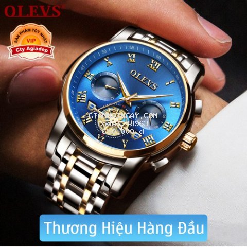 Đồng hồ thời trang Nam siêu xịn OLEVS - Đồng hồ đeo tay cao cấp