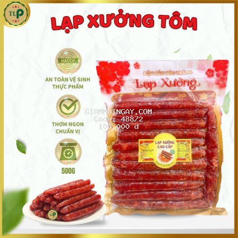 LẠP XƯỞNG TÔM TÂN LỘC PHÁT BỊCH 500G