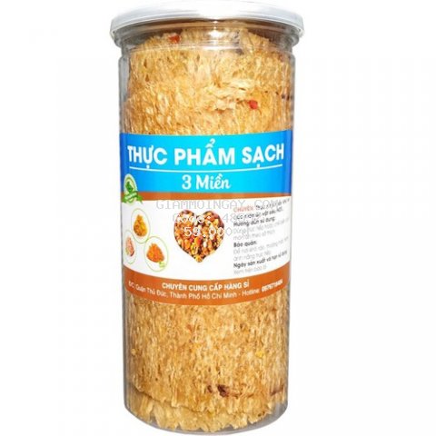 Mực ép tẩm gia vị thơm ngon - Hũ 200G hiệu TPS