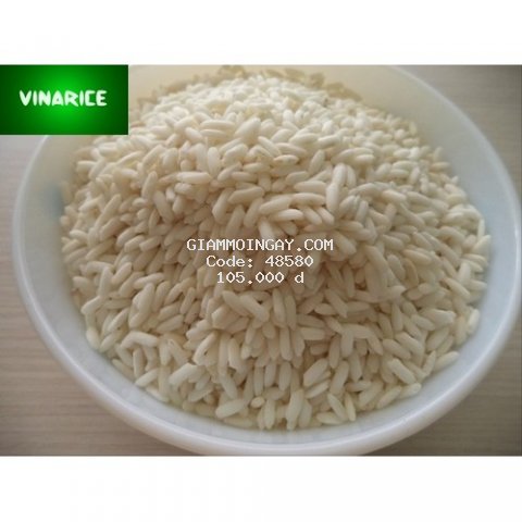 Nếp Hương 5kg - dẻo nhiều thơm hạt- bao PP trắng trơn