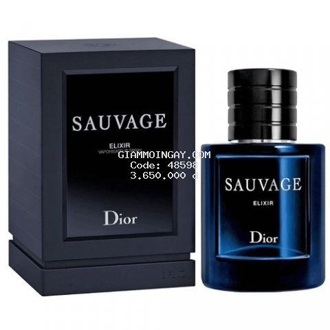 Nước hoa nam Dior Sauvage Elixir Eau De Patfum của Pháp chai 60ml edp, và chai 100ml edp - phiên bản cao cấp nhất