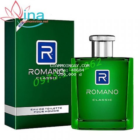 Nước Hoa Nam Romano Classic 100ml