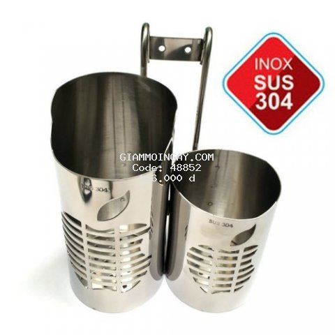 Ống Đựng Đũa Inox 304 - Ống Đựng Đũa Muỗng Inox 304 - Ống Đũa Inox 304
