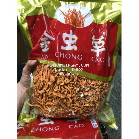 túi 100gr bông trùng hạ thảo loại sấy khô