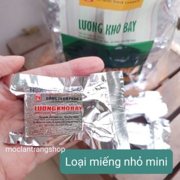 Lương khô dinh dưỡng bộ binh 360g - Lương khô bay quân đội CP22 miếng nhỏ mini tiện lợi